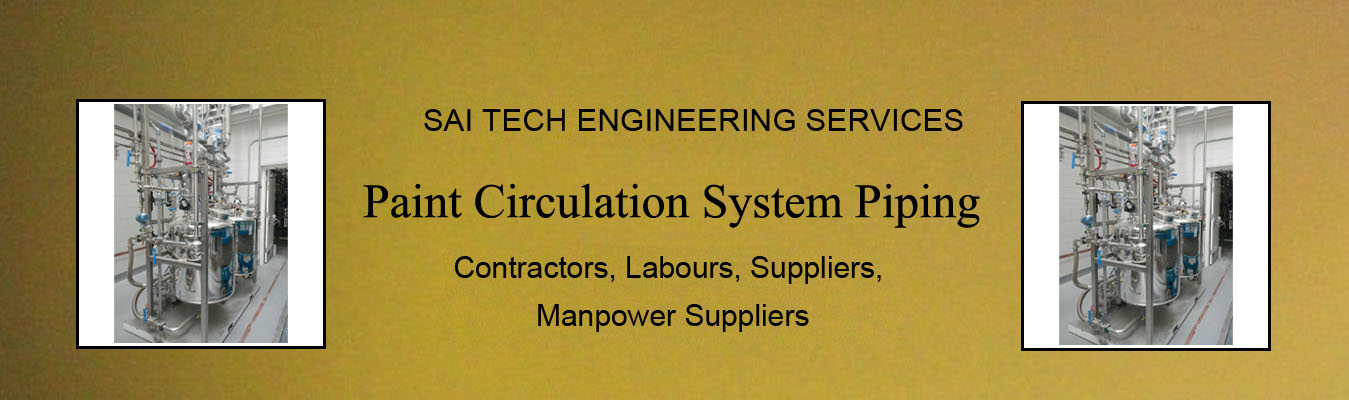 Paint Circulation System Piping